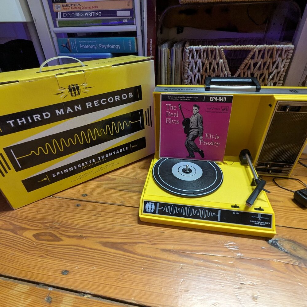 Third Man Records Crosley Suitcase Turntable Record Player